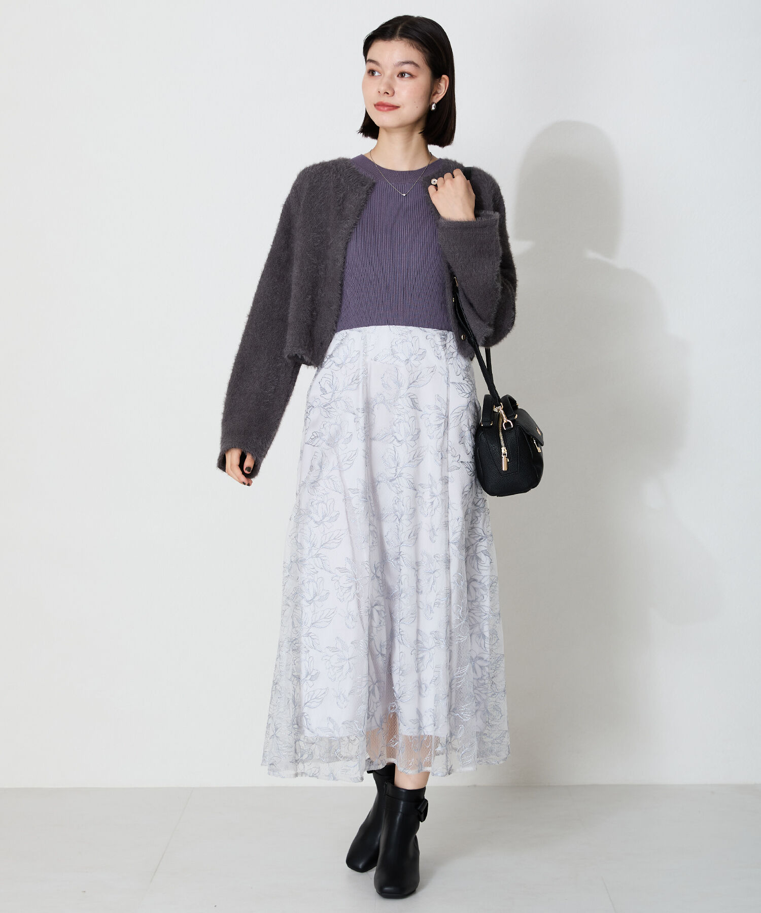 ORiental TRaffic「サイドリボンショートブーツ/41430」|ショートブーツ|