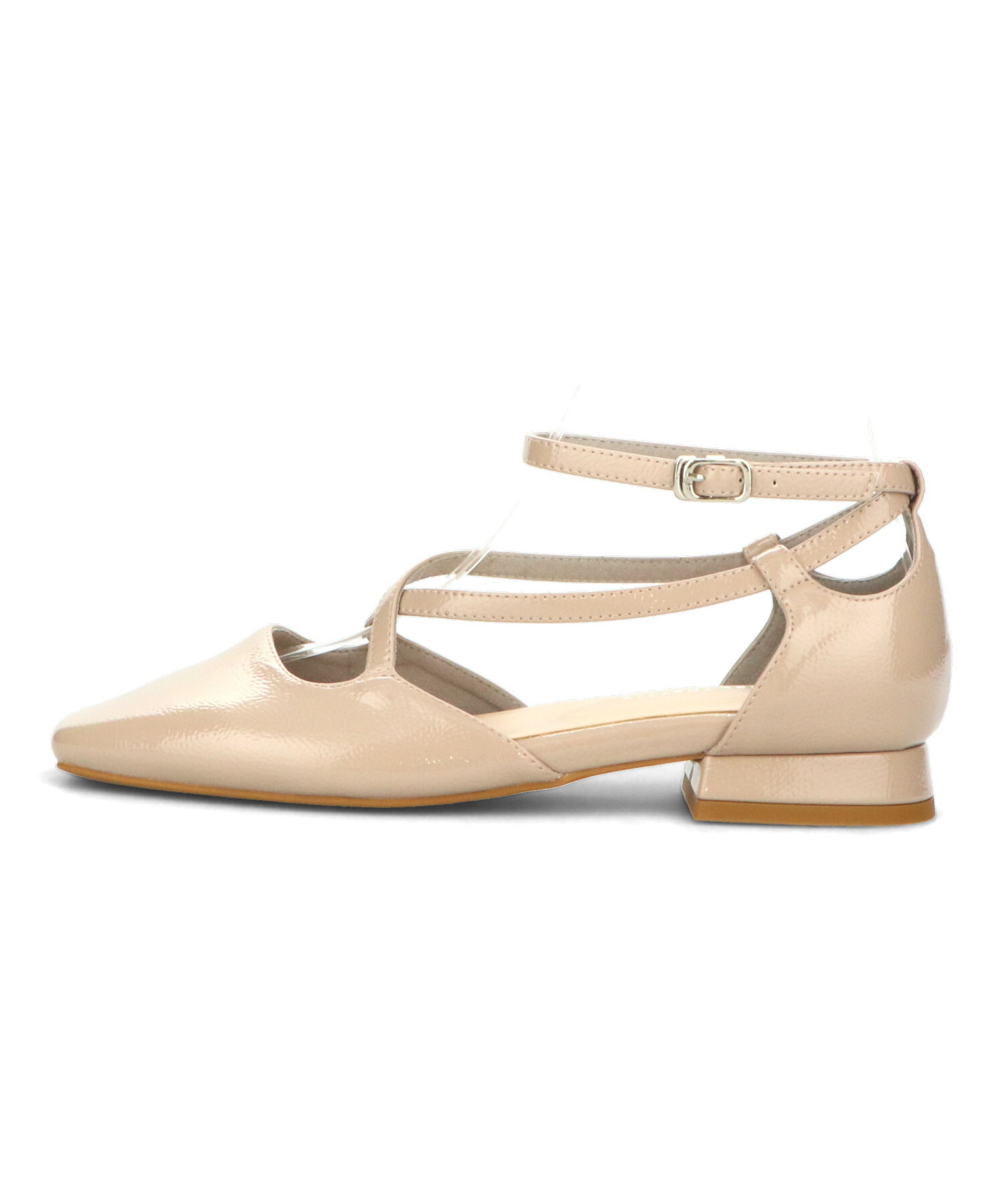 ORiental TRaffic「クロス デザイン フラット パンプス /51119」|パンプス|