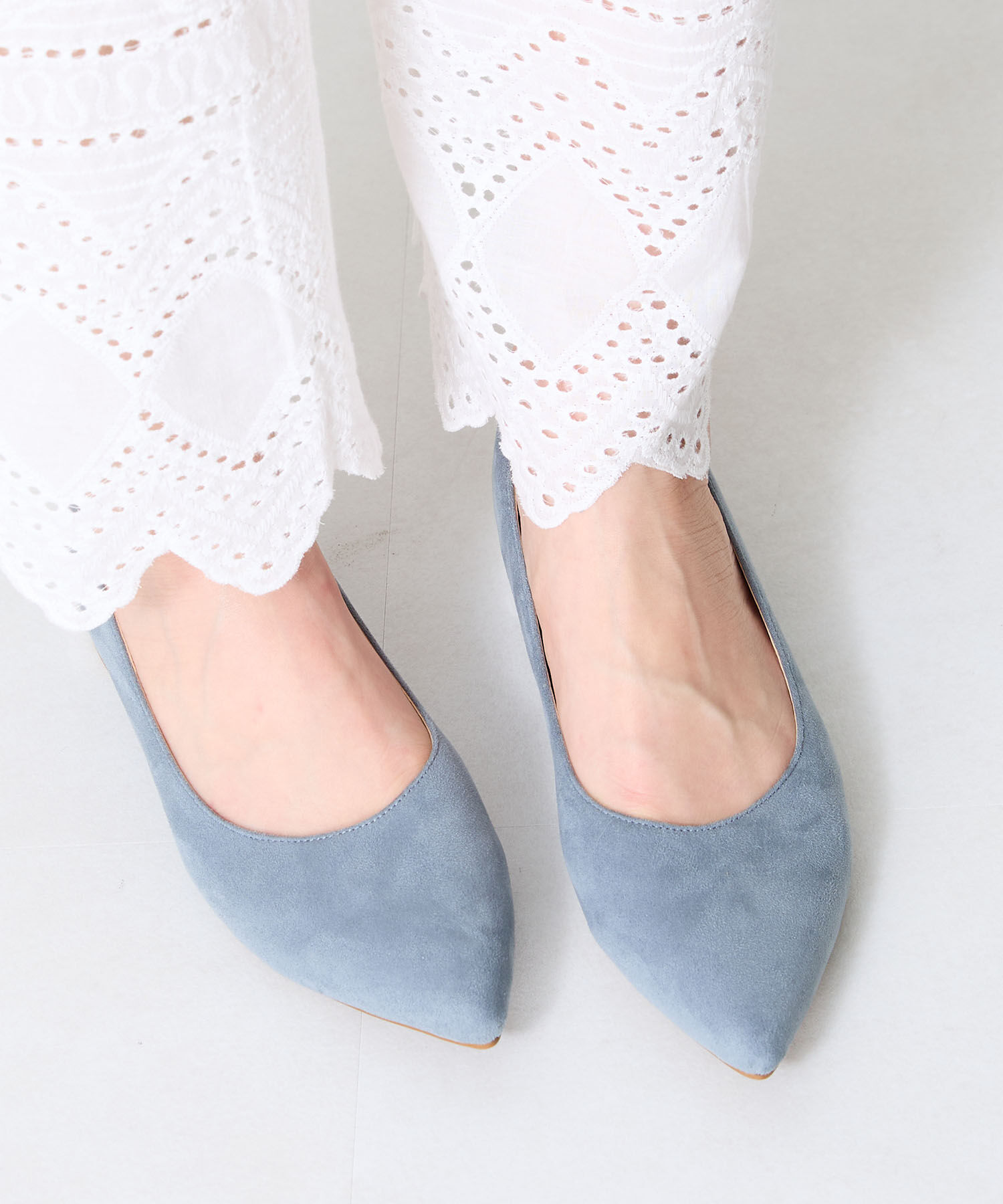 ORiental TRaffic「【跳べるパンプス/シリーズ累計１５０万足突破】メタリックライン フラット /R-3218 パンプス クッション」|パンプス|