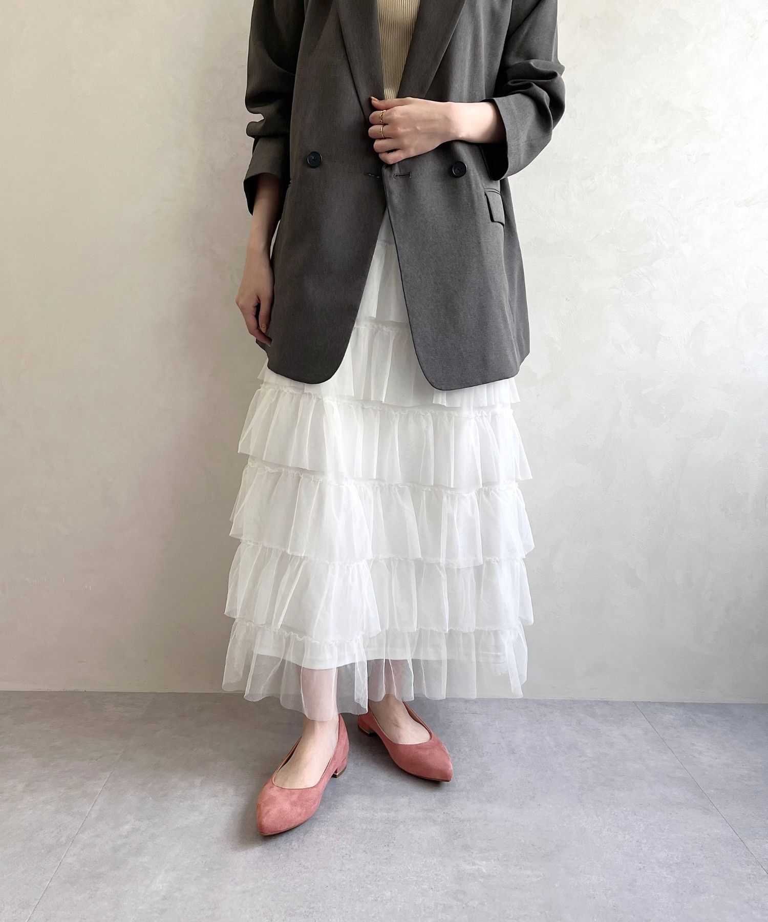 ORiental TRaffic「【跳べるパンプス/シリーズ累計１５０万足突破】メタリックライン フラット /R-3218 パンプス クッション」|パンプス|