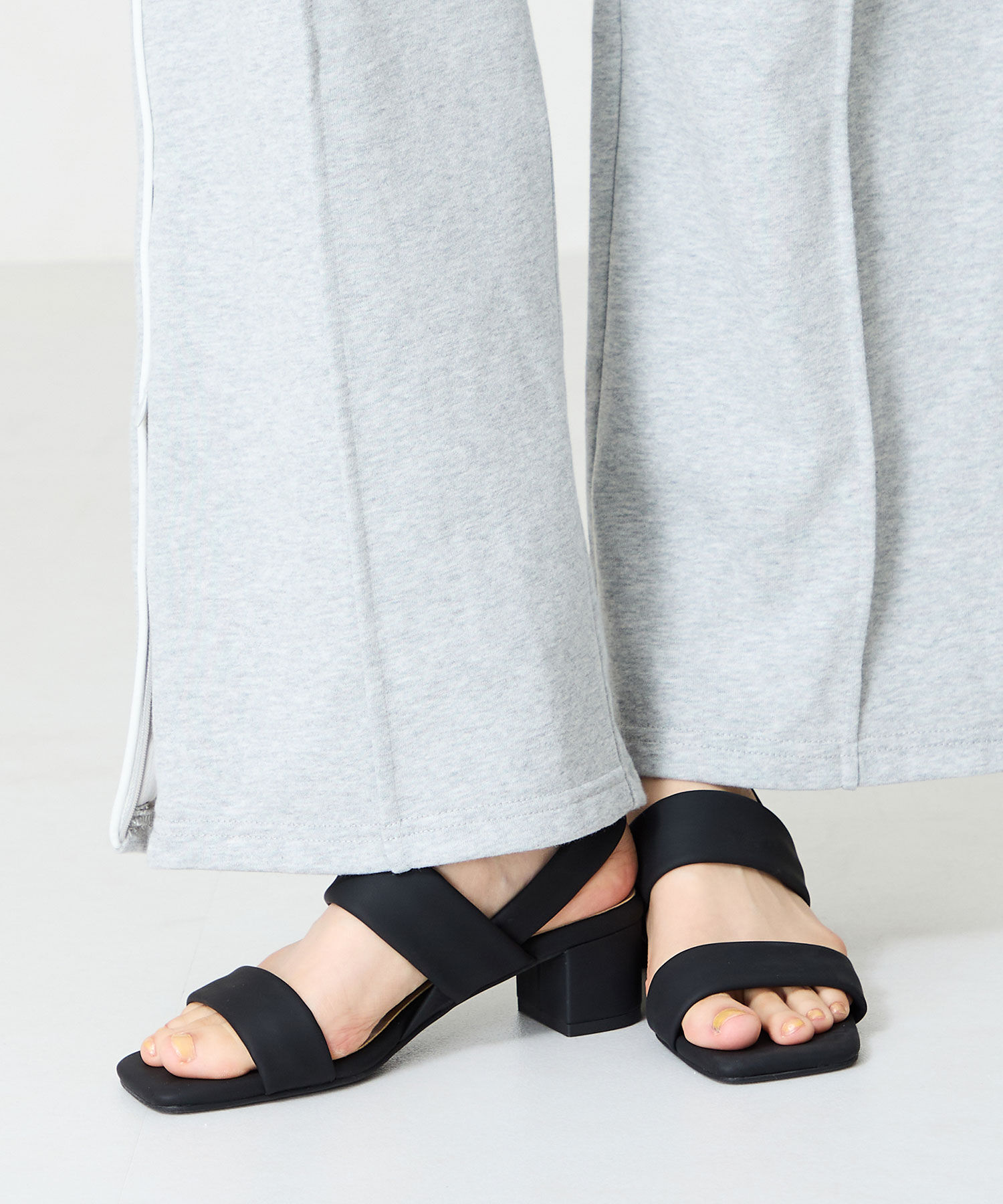 WA Oriental TRaffic「ソフトレザーダブルベルトサンダル/52208 柔らかい 人気 フィット トレンド」|サンダル|