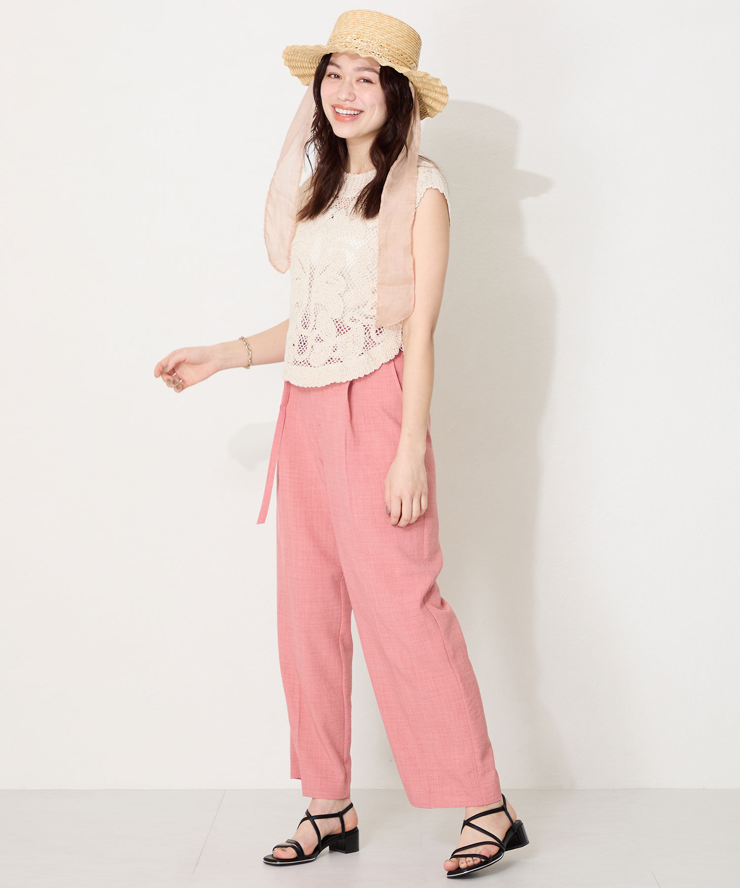 ORiental TRaffic「【WEB限定】ナローストラップメタリックラインサンダル/55202 サンダル トレンド 人気」|サンダル|