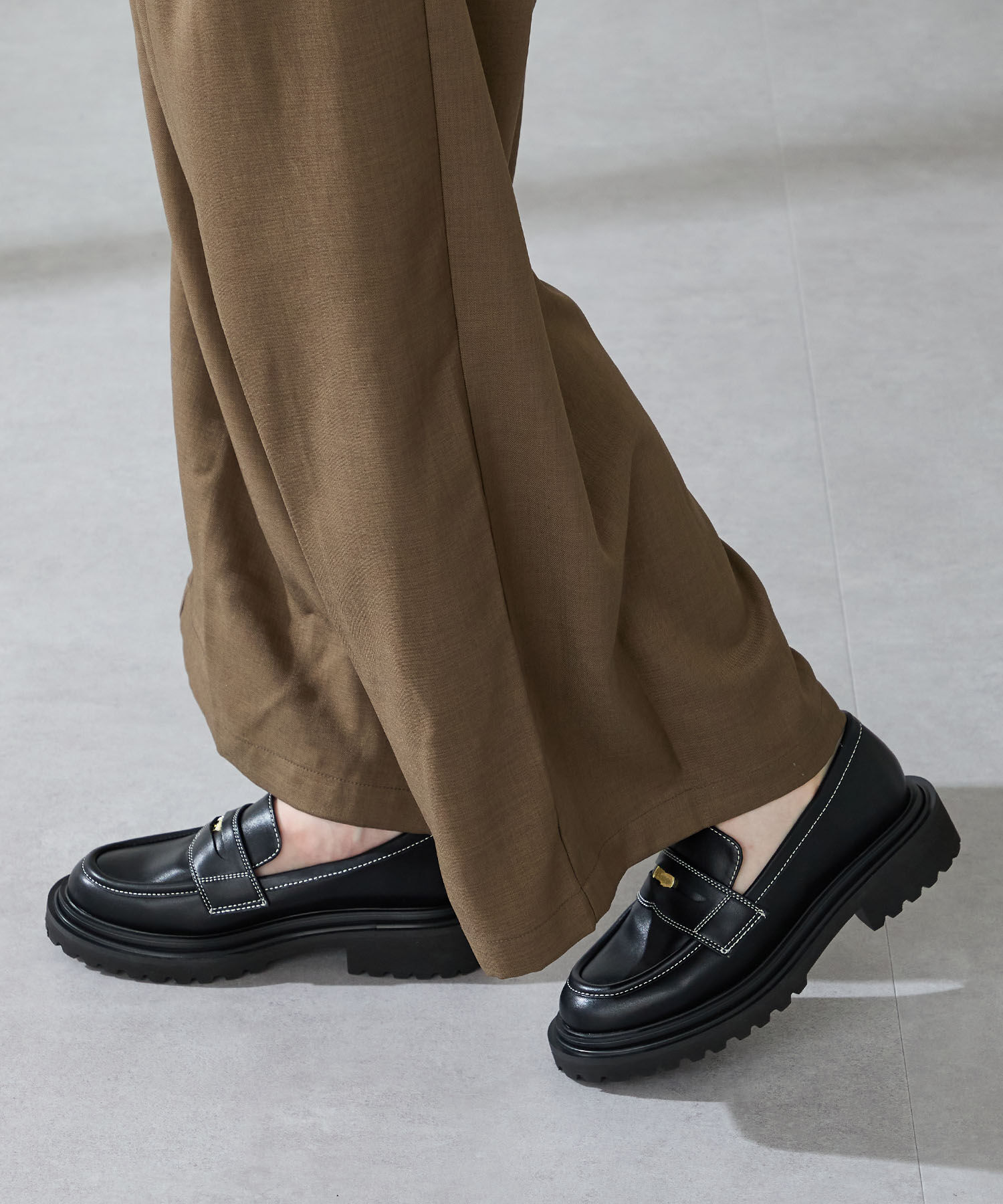 ORiental TRaffic「厚底コインローファー/51304」|ローファー|