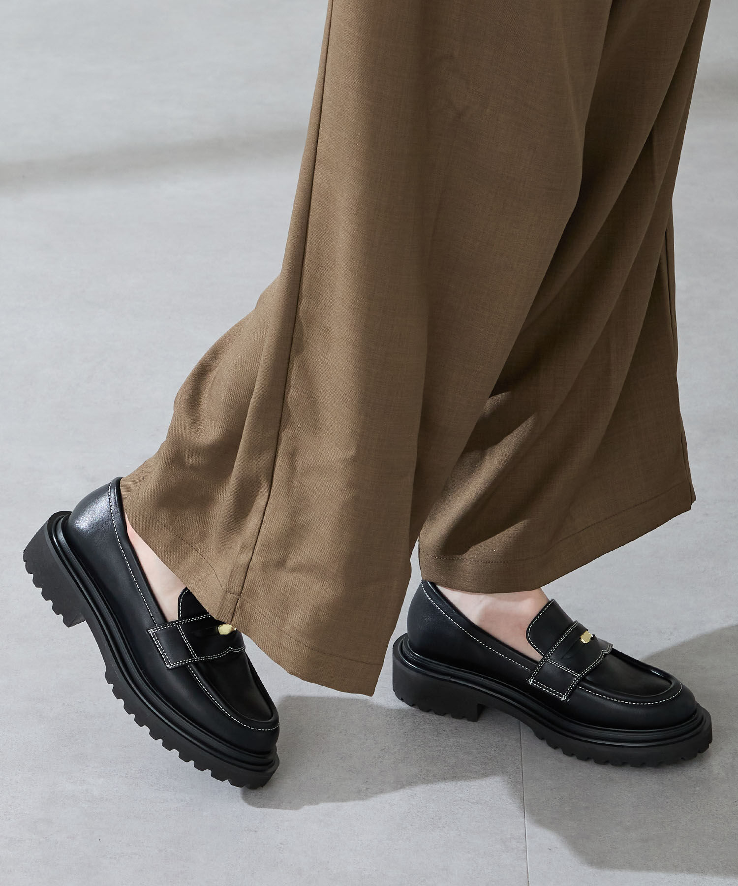 ORiental TRaffic「厚底コインローファー/51304」|ローファー|