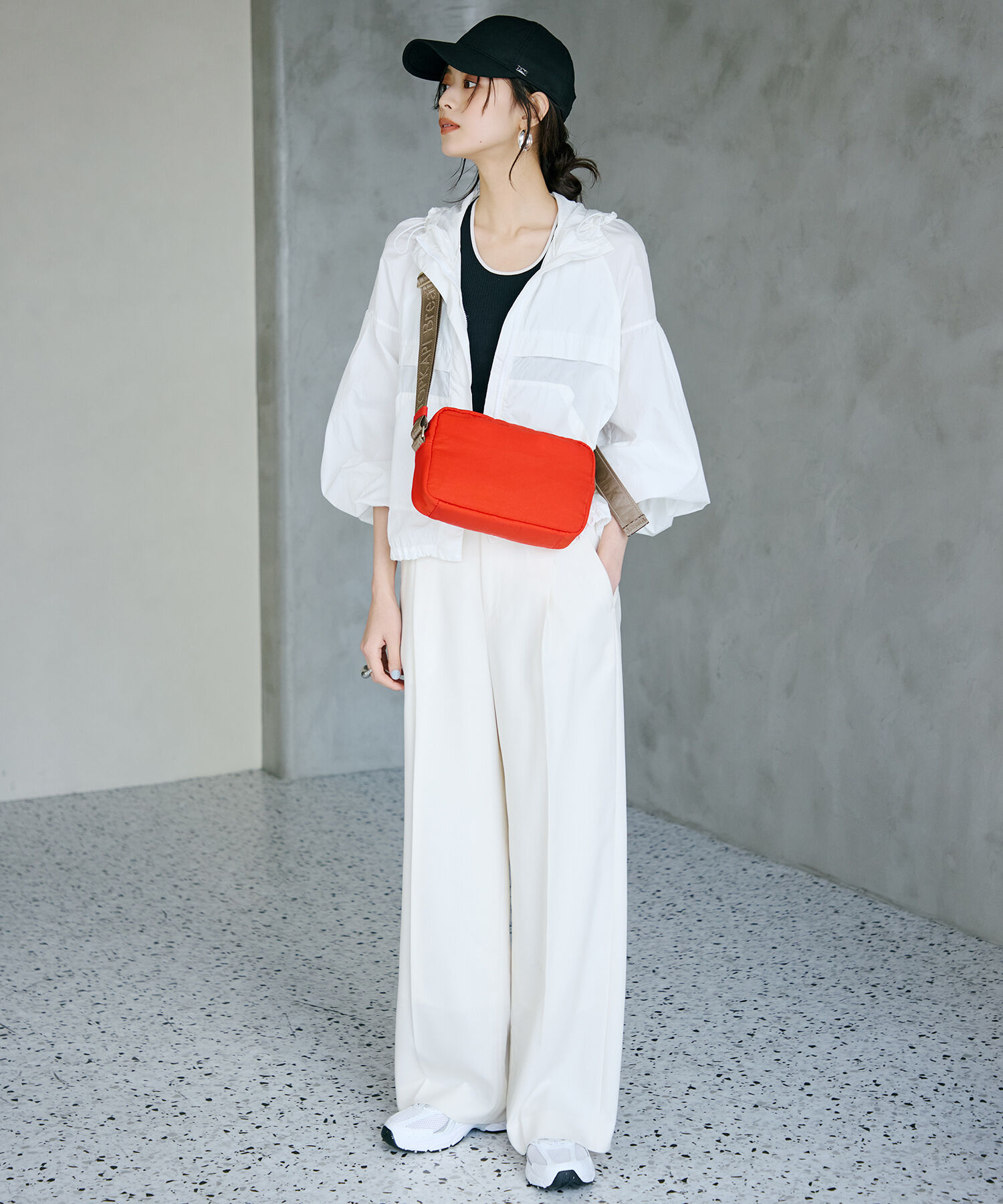 TOPKAPI BREATH「【Breath TOPKAPI】Freely フリーリー ナイロン ロゴテープ  スクエア ショルダーバッグ」|ショルダー・メッセンジャー|