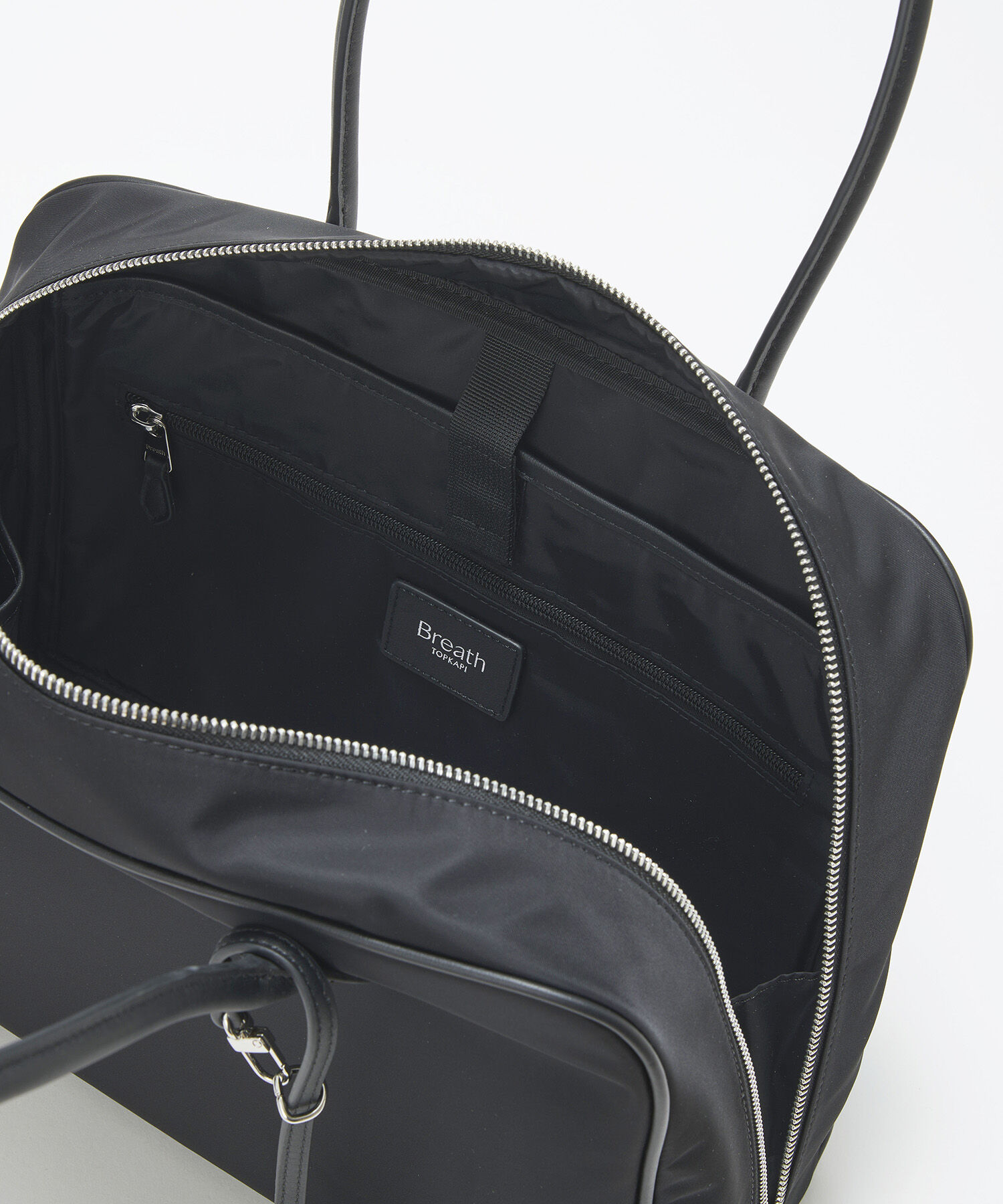 TOPKAPI BREATH「【Breath TOPKAPI】PRIM プリム ナイロン ラウンドスクエア トート チャーム付き　A4 / 軽量 【撥水】」|トートバッグ|