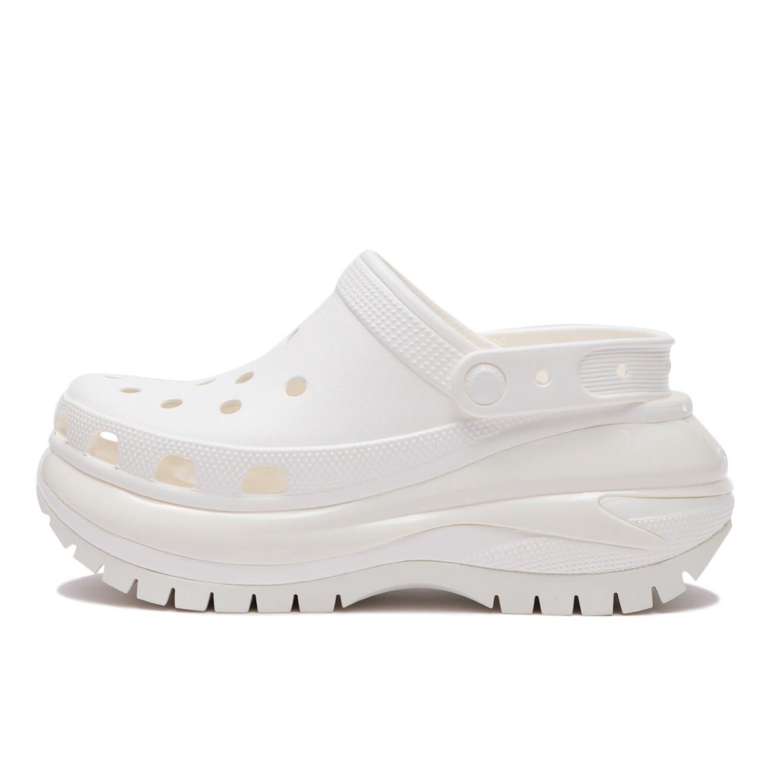 crocs「【crocs】MEGA CRUSH CLOG」|サンダル|ホワイト
