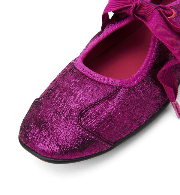 SY UNITED ARROWS「＜SY＞リボンソフト フラット20●&uarr;」|バレエシューズ|