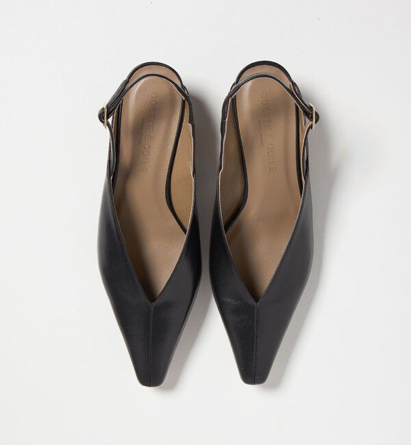 ODETTE E ODILE「センターシームバックベルト パンプス40&darr;&uarr;」|パンプス|