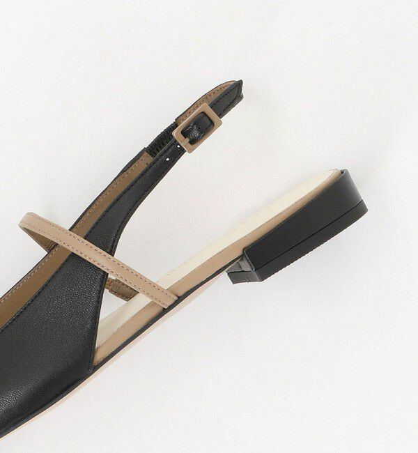 ODETTE E ODILE「ポインテッド ナロー ストラップ バックベルト フラット20&uarr;」|パンプス|