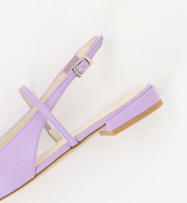 ODETTE E ODILE「ポインテッド ナロー ストラップ バックベルト フラット20&uarr;」|パンプス|