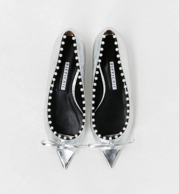 UNITED ARROWS「＜PIPPICHIC＞ANNA ANKLET フラットパンプス」|パンプス|SILVER