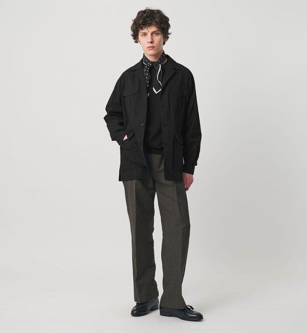 UNITED ARROWS「ハイツイストコットン ハイゲージ クルーネックニット 接触冷感」|ニット・セーター|