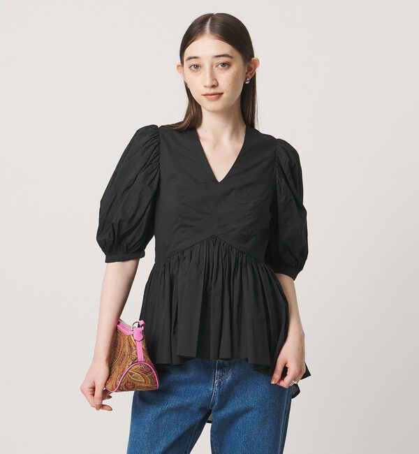 UNITED ARROWS「＜MARIHA＞ラストダンスのブラウス」|シャツ・ブラウス|BLACK