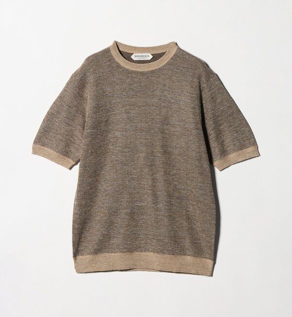 UNITED ARROWS「＜SOVEREIGN＞ハニカム ニットTシャツ」|Tシャツ・カットソー|