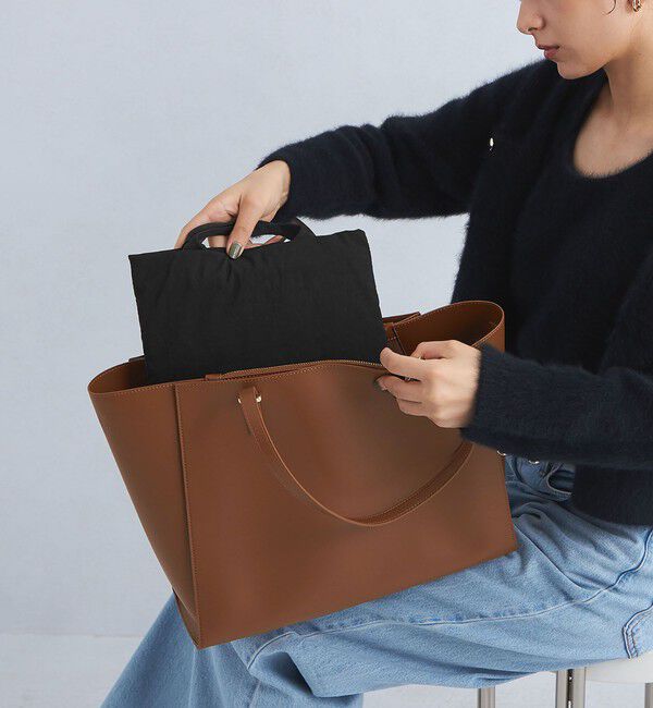 UNITED ARROWS green label relaxing「【WEB限定】ワンポイント シンプル トートバッグ（ソフトPCバッグ付） / A4 / 通勤」|トートバッグ|