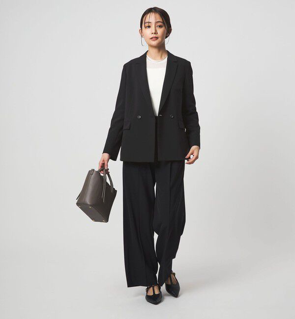 UNITED ARROWS green label relaxing「［size SHORTあり］パウドレ ダブル ジャケット ウォッシャブル ストレッチ」|テーラードジャケット|