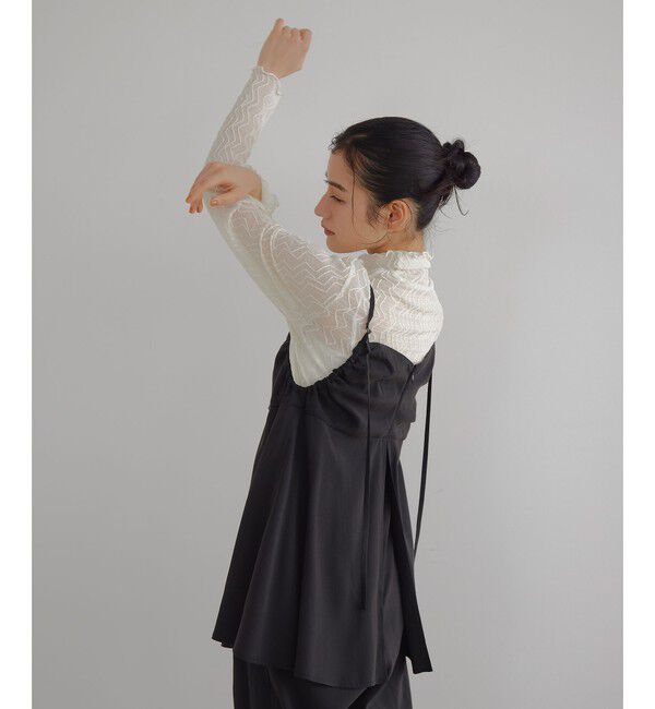 EMMEL REFINES「＜EMMEL REFINES＞EM レイヤード キャミ サロペット」|オールインワン|