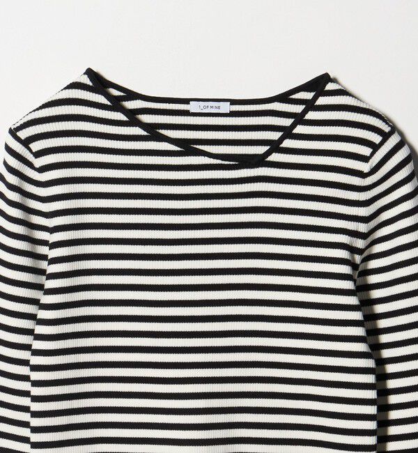 UNITED ARROWS green label relaxing「＜1_OF MINE＞リブ アシンメトリー ネック プルオーバー ニット」|ニット・セーター|