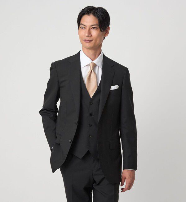 UNITED ARROWS green label relaxing「REDA トロピカル 無地 5B スーツベスト」|スーツ|