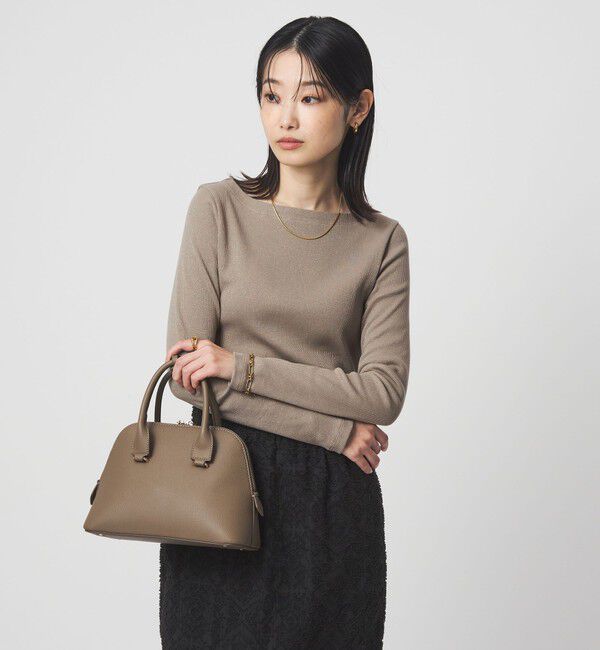 UNITED ARROWS green label relaxing「ラメ リブ ボートネック カットソー」|Tシャツ・カットソー|MOCA