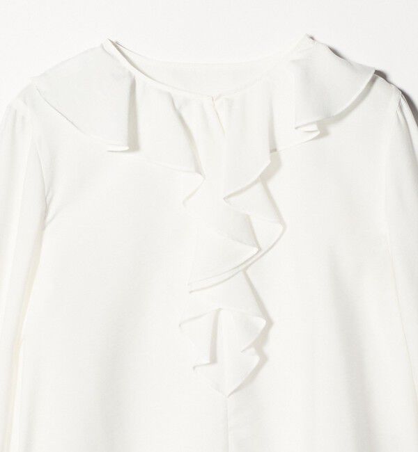 UNITED ARROWS green label relaxing「ラッフル ブラウス」|シャツ・ブラウス|