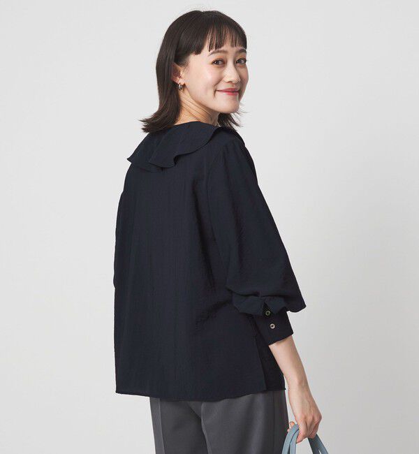 UNITED ARROWS green label relaxing「ラッフル ブラウス」|シャツ・ブラウス|