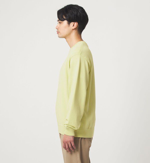 UNITED ARROWS green label relaxing「コットン シルク ミックス インレイ クルーネック ニット」|ニット・セーター|