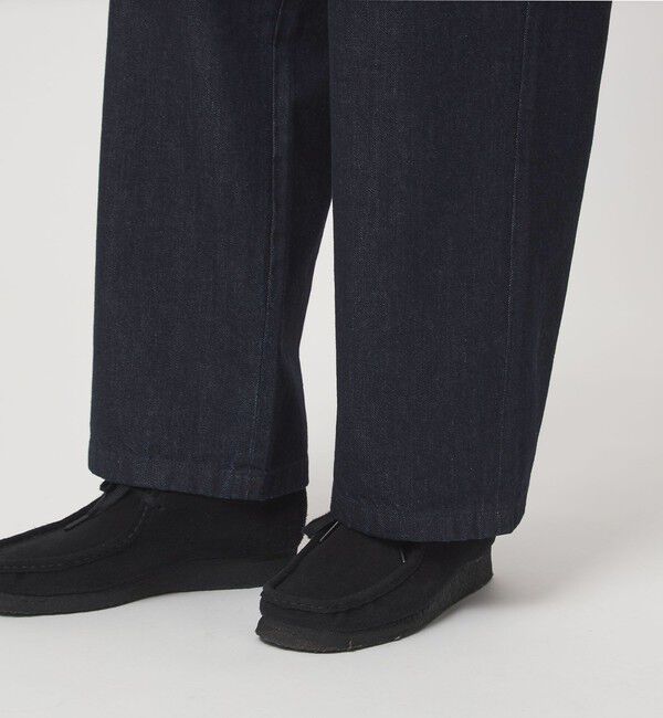 UNITED ARROWS green label relaxing「ウォッシュド ワイド デニムパンツ」|デニム|