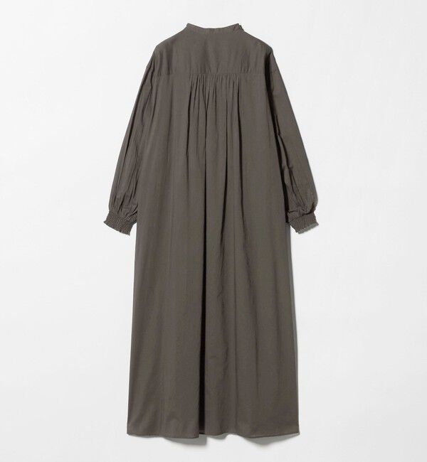 UNITED ARROWS green label relaxing「ギャザー ソリッド シャツワンピース」|ワンピース|