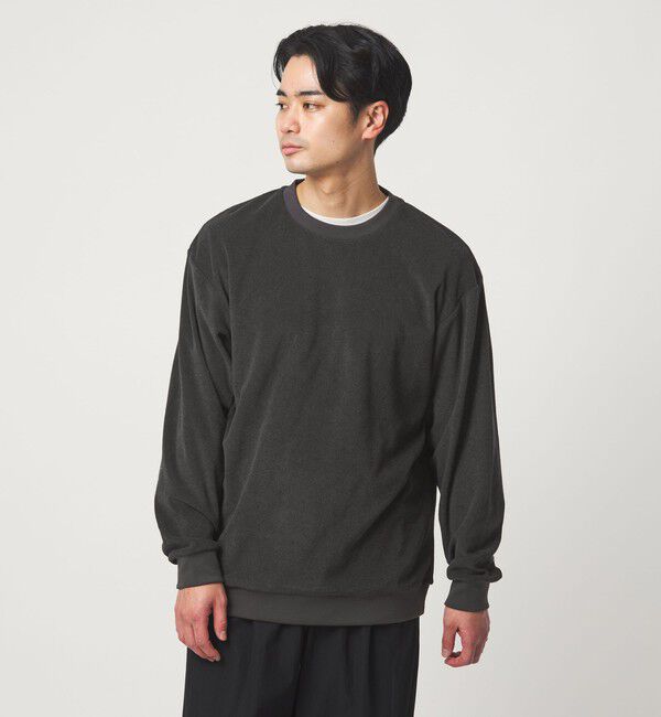 UNITED ARROWS green label relaxing「メランジ パイル クルーネック カットソー」|Tシャツ・カットソー|