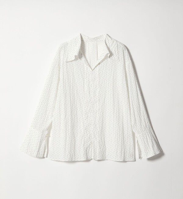 EMMEL REFINES「＜EMMEL REFINES＞EM ドット セミシアー シャツ」|シャツ・ブラウス|