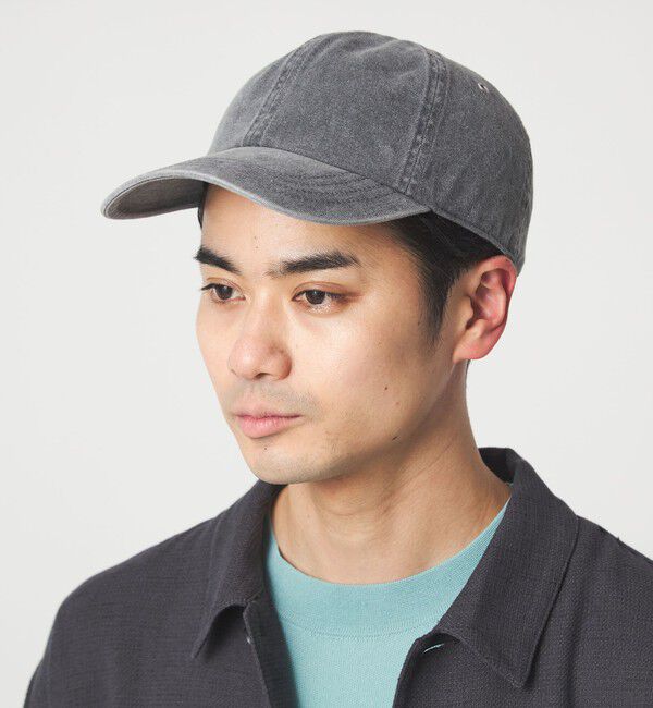 UNITED ARROWS green label relaxing「GLR ピグメント キャップ」|キャップ・キャスケット|BLACK