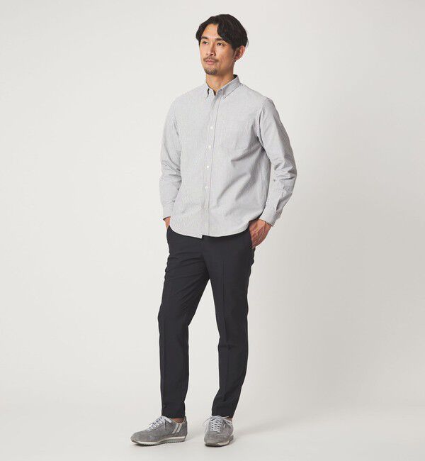 UNITED ARROWS green label relaxing「【WEB限定】JUST fit オックスフォード ボタンダウン 長袖 シャツ」|シャツ・ブラウス|