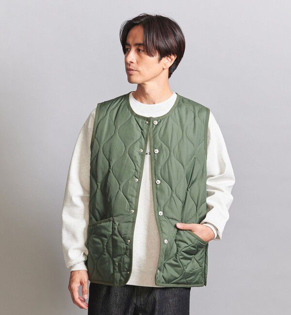 BEAUTY&YOUTH UNITED ARROWS「＜TAION＞ ミリタリー クルーネック ダウンベスト」|その他|OLIVE