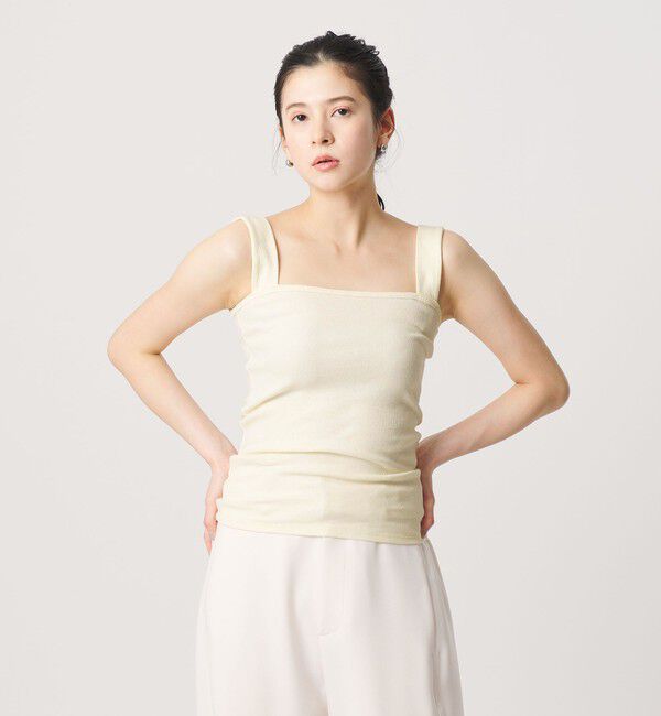 BEAUTY&YOUTH UNITED ARROWS「コットンブレンド ベア タンクトップ」|タンクトップ|CREAM