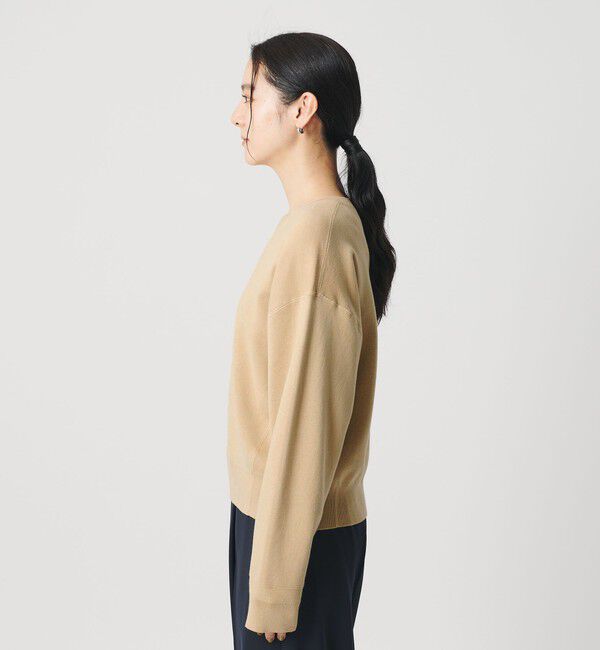 BEAUTY&YOUTH UNITED ARROWS「ソフトコットン Vネック スムース ニットプルオーバー ウォッシャブル」|ニット・セーター|