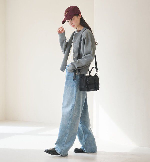 BEAUTY&YOUTH UNITED ARROWS「ダブルフェイス リングボタンカーディガン ウォッシャブル」|カーディガン|MD.GRAY