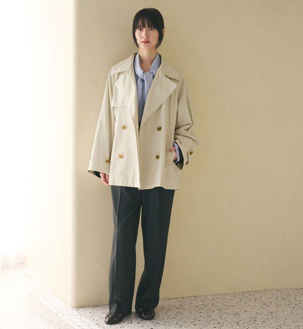 BEAUTY&YOUTH UNITED ARROWS「コットンブレンド ミドルトレンチコート」|トレンチコート|