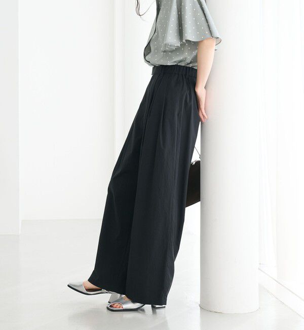 BEAUTY&YOUTH UNITED ARROWS「ナイロンコットン ワイドタックパンツ ウォッシャブル」|その他|