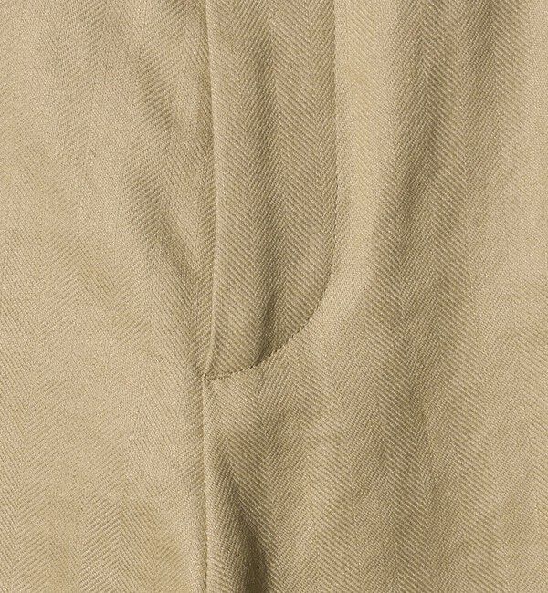 BEAUTY&YOUTH UNITED ARROWS「麻ブレンド マーベルト ワイドパンツ UVカット」|チノ|