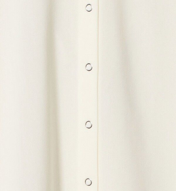 BEAUTY&YOUTH UNITED ARROWS「リングボタン チュール カーディガン ウォッシャブル 接触冷感」|カーディガン|