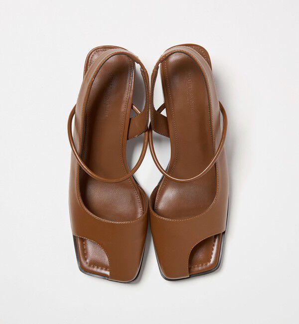 BEAUTY&YOUTH UNITED ARROWS「オープントゥ バックストラップミュール サンダル」|サンダル|