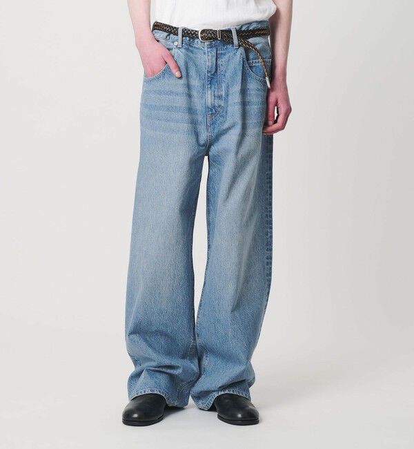 MONKEY TIME「デニム ルーズ ポケット バギー パンツ」|チノ|