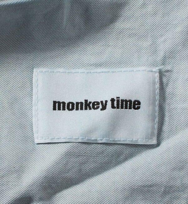 MONKEY TIME「デニム ルーズ ポケット バギー パンツ」|チノ|