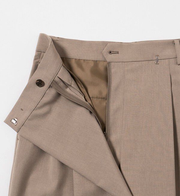 BEAUTY&YOUTH UNITED ARROWS「ポプリン 2タック ラップパンツ ウォッシャブル 吸水速乾 接触冷感」|その他|