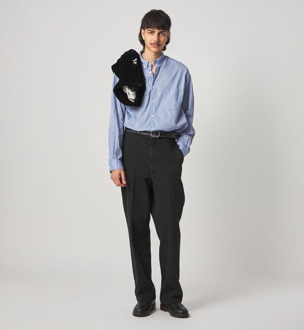 STEVEN ALAN「＜Steven Alan＞ リバティ ソリッド シングルニードル シャツ LOOSE」|シャツ・ブラウス|