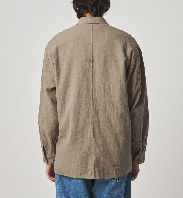 STEVEN ALAN「＜Steven Alan＞ CL クレープ オープンカラー オーバー シャツ」|シャツ・ブラウス|