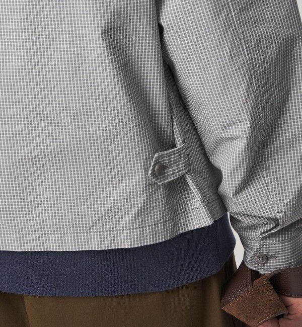 STEVEN ALAN「＜Steven Alan＞ C/PE マイクロチェック ワーク ブルゾン」|ブルゾン・スタジャン|