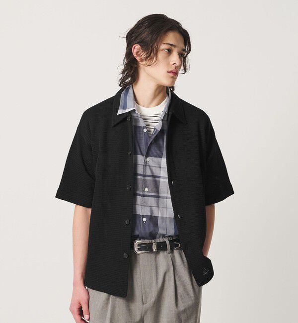 BEAUTY&YOUTH UNITED ARROWS「パナマ ニット シャツ ウォッシャブル」|カーディガン|